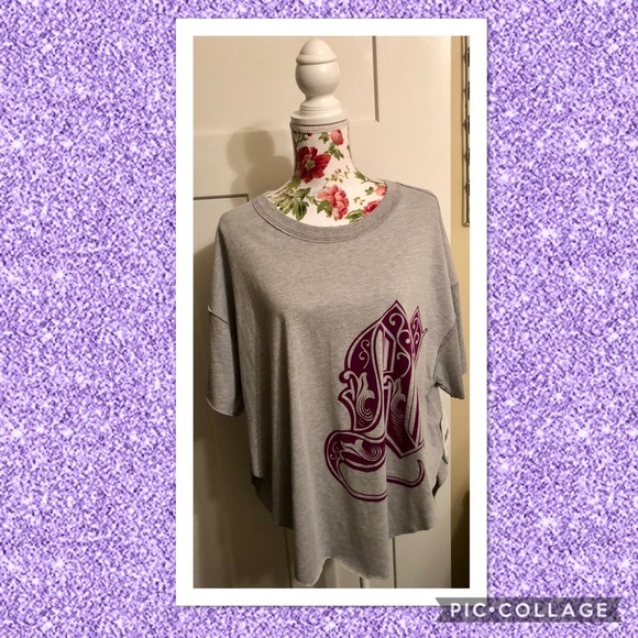 🏷 NWT Free People We the Free Letter Graphic Tee - Picture 3 of 4